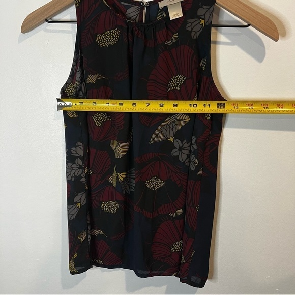 Women’s | LOFT Sleeveless floral blouse | XXSP - Picture 6 of 6